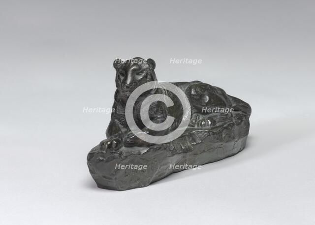 Panther of India, model n.d., cast c. 1860/1873. Creator: Antoine-Louis Barye.