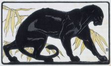 Panther; scene from "The Jungle Book", 1919. Creator: Paul Jouve