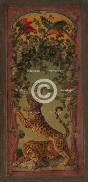 Panthers of Bacchus Eating Grapes, ca. 1719-20. Creator: Alexandre François Desportes.