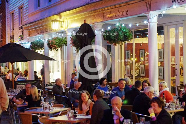 Pantiles, Royal Tunbridge-Wells, Kent, Sep 2015. Artist: Brian O'Connor.