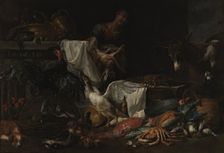 Pantry, c1650. Creator: Pieter Boel