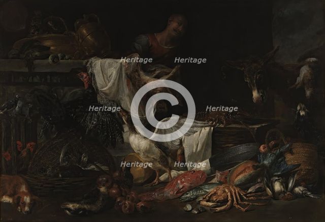 Pantry, c1650. Creator: Pieter Boel.
