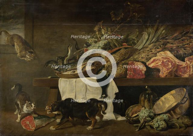 Pantry with Game, after 1705. Creator: Peeter Snyers.