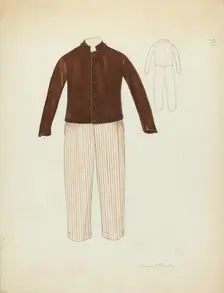 Pants and Coat, 1935/1942. Creator: Margaret Concha