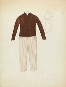 Pants and Coat, 1935/1942. Creator: Margaret Concha