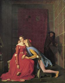 Paolo and Francesca 1819. Artist: Jean-Auguste-Dominique Ingres