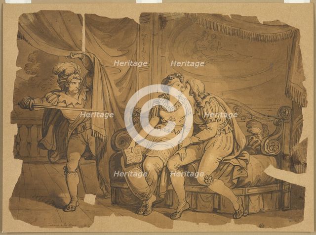 Paolo and Francesca, 1811. Creator: Bartolomeo Pinelli.
