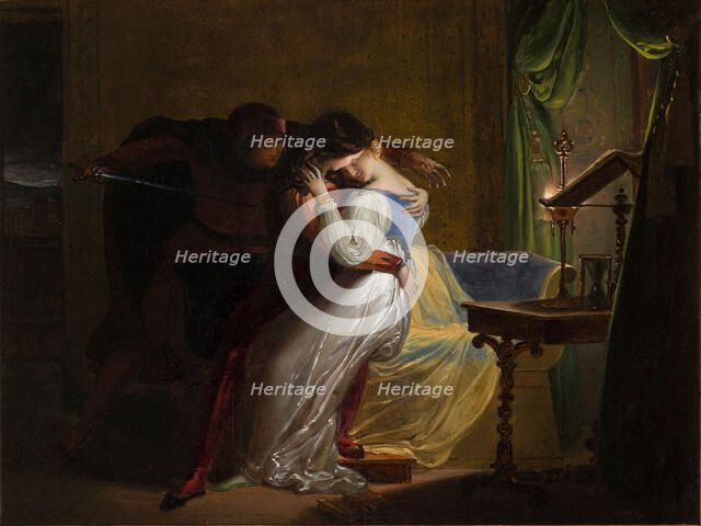 Paolo and Francesca, 1825-1829.