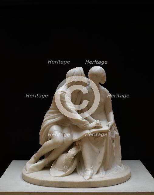 Paolo and Francesca, 1851-52. Creator: Alexander Munro.