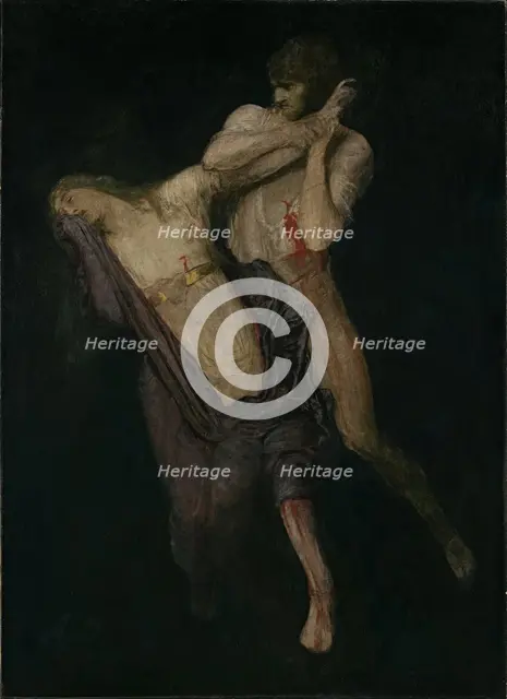 Paolo and Francesca, 1893. Creator: Böcklin, Arnold (1827-1901).