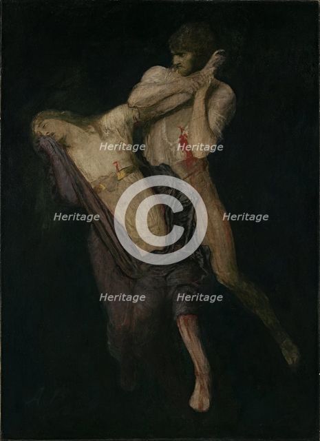 Paolo and Francesca, 1893. Creator: Böcklin, Arnold (1827-1901).