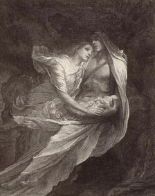 Paolo and Francesca, 19th century. Creator: William Baxter Palmer Closson