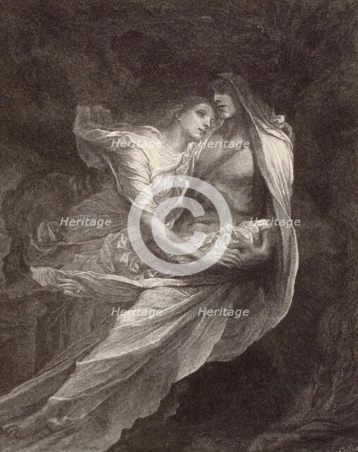 Paolo and Francesca, 19th century. Creator: William Baxter Palmer Closson.