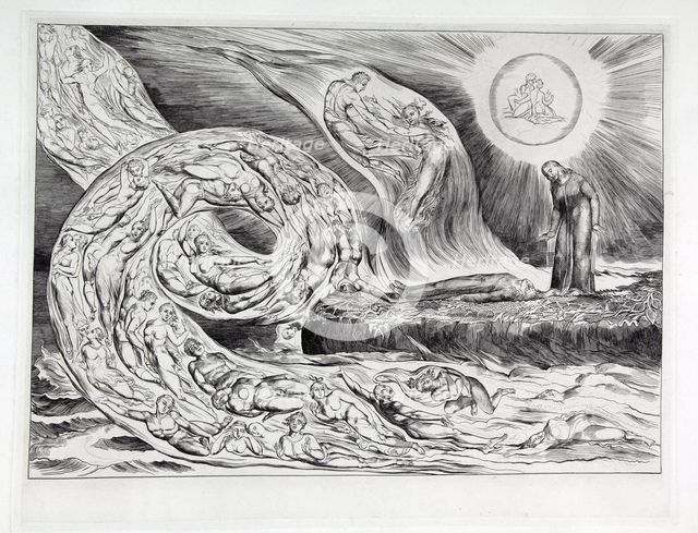 Paolo and Francesca (The Whirlwind of Lovers), 1826-1827.