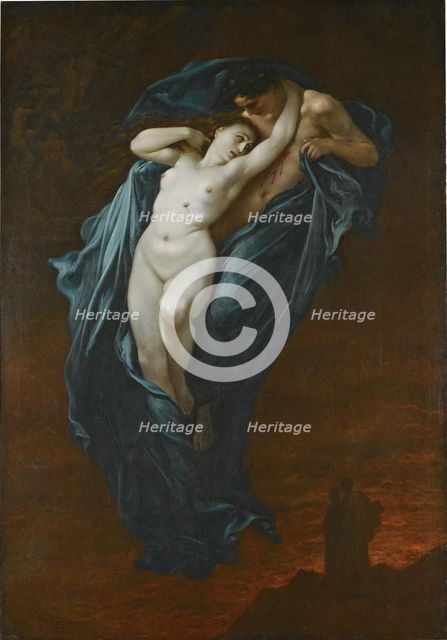 Paolo and Francesca. Artist: Doré, Gustave (1832-1883)