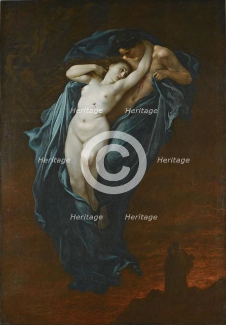 Paolo and Francesca. Artist: Doré, Gustave (1832-1883)