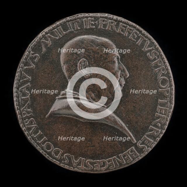 Paolo Dotti of Padua (?), General of Militia in Vicenza 1289 [obverse]. Creator: Cristoforo di Geremia.