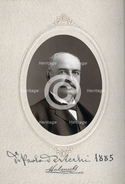 Paolo de Vecchi, 1885. Creator: Habenichs.