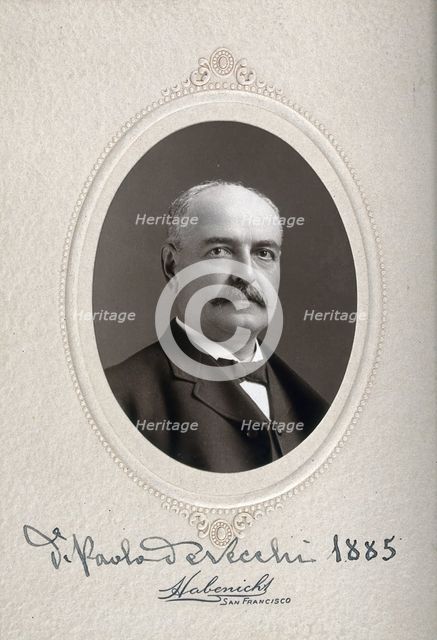 Paolo de Vecchi, 1885. Creator: Habenichs.