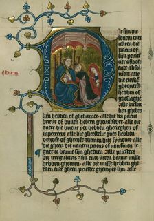 Papal Confession before a pope, 1400-1404. Creator: Unknown