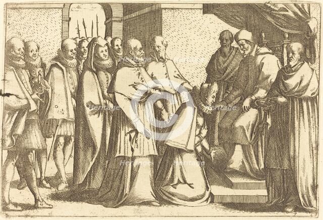 Papal Audience, 1612. Creator: Jacques Callot.