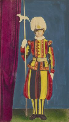 Papal Swiss Guard, 1865-1875. Creator: Unknown