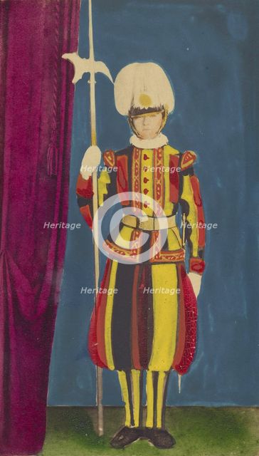 Papal Swiss Guard, 1865-1875. Creator: Unknown.