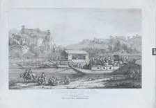 Papal Promenade Along The Saône, 1805. Creator: Jean-Jacques de Boissieu