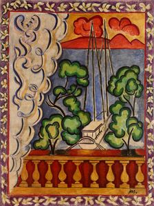 Papeete - Tahiti (Window in Tahiti), 1935. Creator: Matisse, Henri (1869-1954)