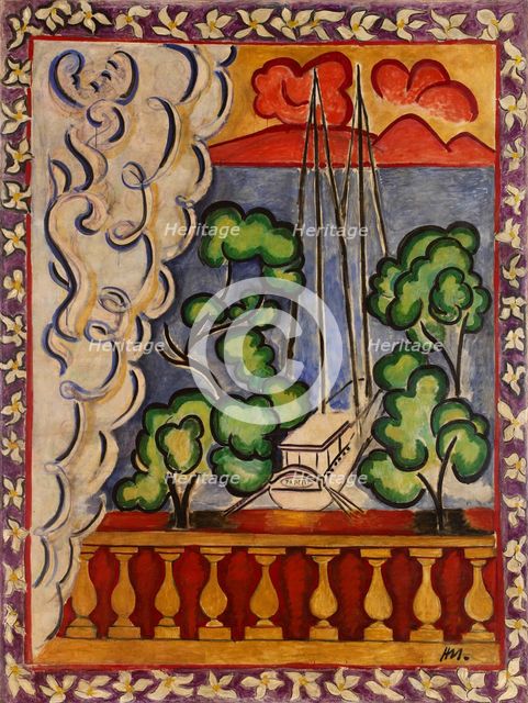 Papeete - Tahiti (Window in Tahiti), 1935. Creator: Matisse, Henri (1869-1954).
