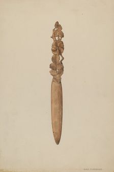 Paper Knife, c. 1938. Creator: Max Fernekes
