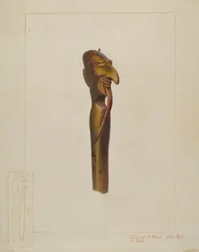 Paper Knife, c. 1938. Creators: Gordon Saltar, Vincent P. Rosel