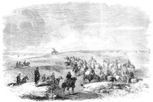 Paper Hunt - the Find - before Sebastopol - sketched by J. A. Crowe, 1856. Creator: J. A. Crowe