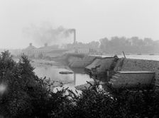 Paper mill, Combined Locks, Wis., between 1880 and 1899. Creator: Unknown