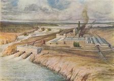 Paper Mills, Newfoundland 1916. Artist: Lowther, C.G