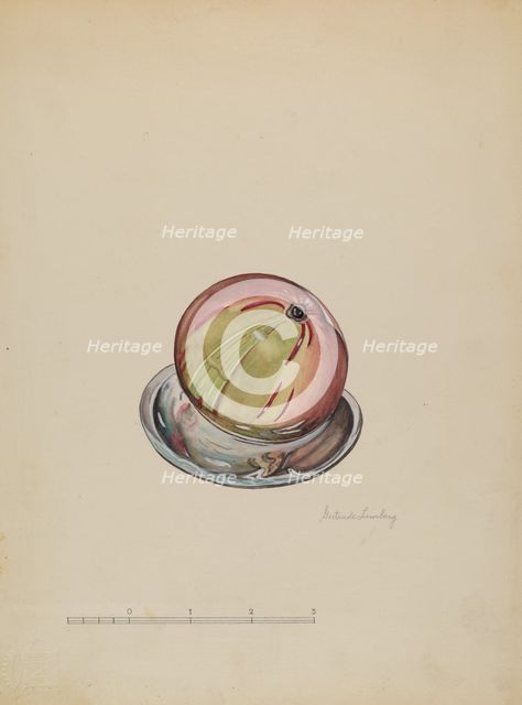 Paper Weight, c. 1936. Creator: Gertrude Lemberg.