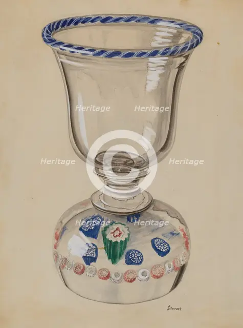 Paper Weight, c. 1936. Creator: Robert Stewart.