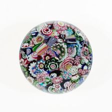 Paperweight, Clichy, 1845/70. Creator: Clichy Glassworks