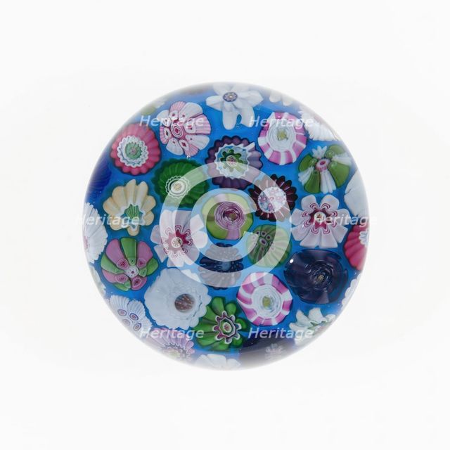 Paperweight, Clichy, 1845/55. Creator: Clichy Glassworks.