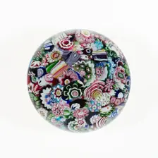 Paperweight, Clichy, 1845/70. Creator: Clichy Glassworks