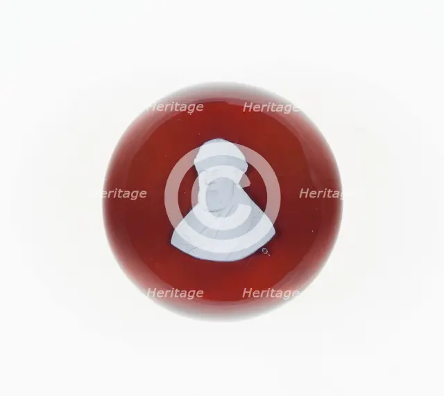 Paperweight, Clichy, 1850/1900. Creator: Clichy Glassworks.