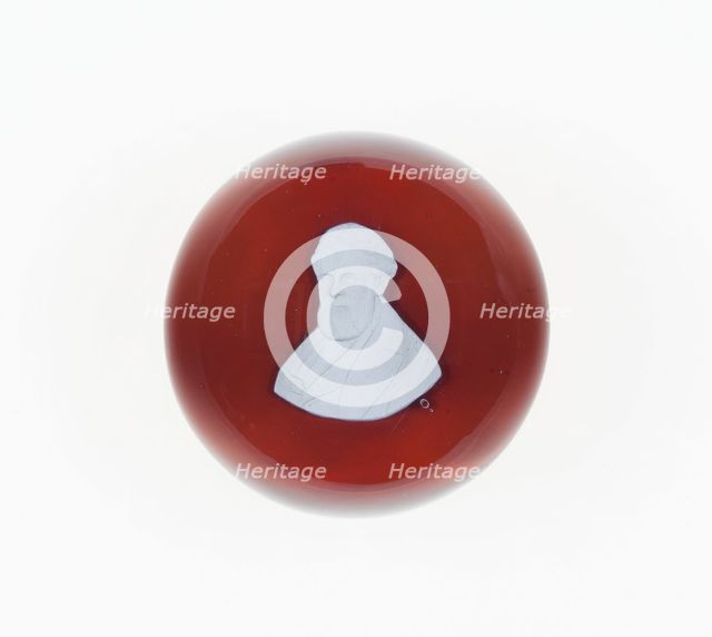 Paperweight, Clichy, 1850/1900. Creator: Clichy Glassworks.