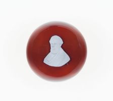 Paperweight, Clichy, 1850/1900. Creator: Clichy Glassworks