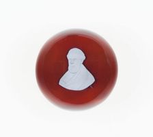 Paperweight, Clichy, 1850/1900. Creator: Clichy Glassworks