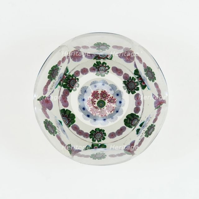 Paperweight, Clichy, 19th century. Creator: Clichy Glassworks.