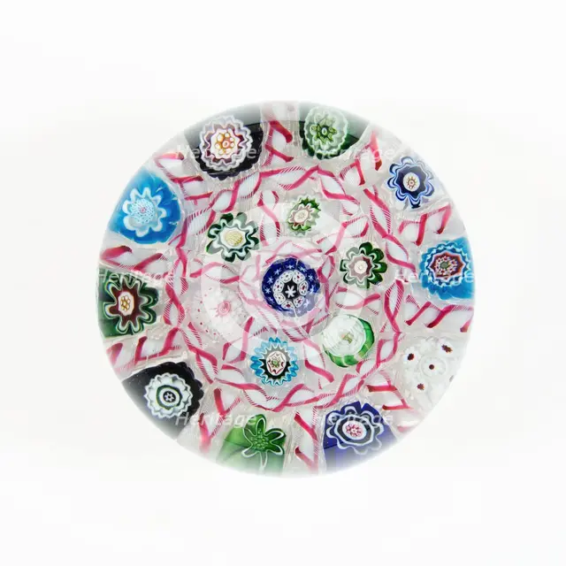 Paperweight, Clichy, 19th century. Creator: Clichy Glassworks.