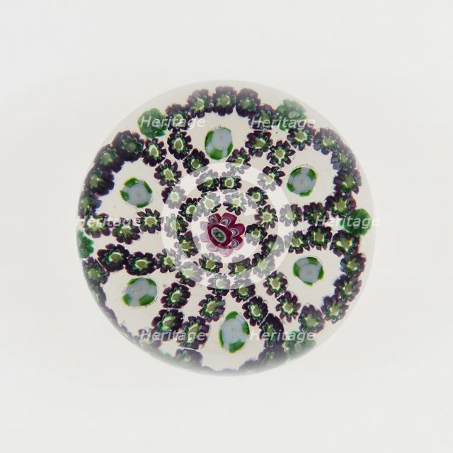 Paperweight, Clichy, 19th century. Creator: Clichy Glassworks.
