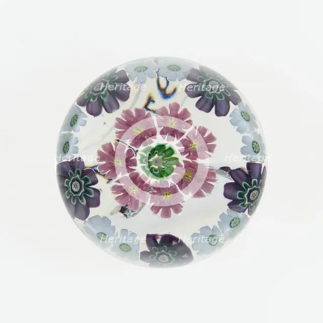 Paperweight, Clichy, 19th century. Creator: Clichy Glassworks.