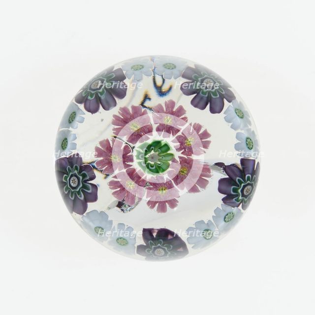 Paperweight, Clichy, 19th century. Creator: Clichy Glassworks.