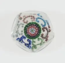 Paperweight, Clichy, 19th century. Creator: Clichy Glassworks